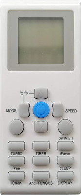 Audus Videocon Compatible Universal Remote Split/Window Remote Videocon AC Remote Controller(White)