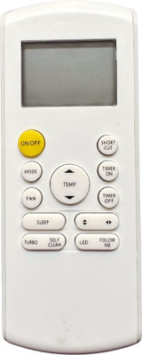 MechFox AC Remote Control Compatible Split/Window Air Conditioner | Model No. AC-184C | Onida Remote Controller(White)