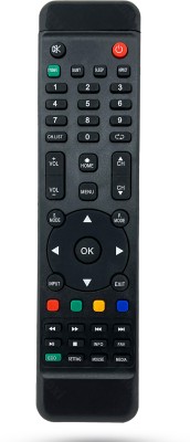 Eboxi Remote compatible with LED/LCD/Plazma TV Intex TV Remote Controller(Black)