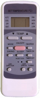 TVE 12 AC Remote Compatible for  AC Carrier Remote Controller(White)