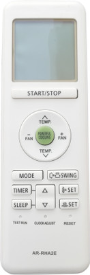 LipiWorld VE-203 AC Compatible for AR-RHA2E AR-RAH1U AR-RAH1E O General AC Remote Controller(White)