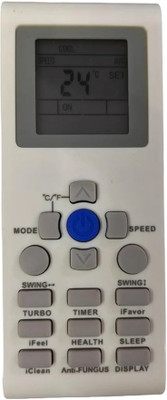 NixGlobal 171-1 AU-X AZ-URE VIDE0C0N 0NIDA AC Remote Compatible with AUX / AZURE / ONIDA / RECONNECT / VIDEOCON AC Remote Controller(White)