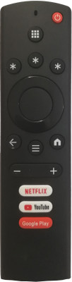 LipiWorld Led Smart TV Non-Voice Remote (No Voice Function) Compatible For  Infinix Tv Remote Controller(Black)