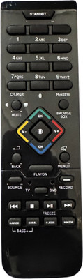 MechFox Television Remote Compatible LED/LCD TV Remote Control | RM-74 | Onida-I.Play Remote Controller(Black)