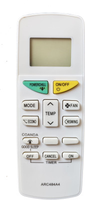 LipiWorld 132G ARC484A4 AC Remote Control Compatible For  Daikin AC Remote Controller(Grey)