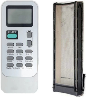 Ethex C-11 Re-134 Remote With cover (Remote+Cover) Ac Remote compatible for Whirlpool Ac Remote Controller(White)