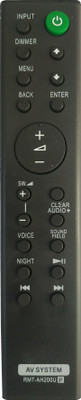 LipiWorld RMT-AH200U Home Theatre System Remote Control Compatible For Sony Soundbar Remote HT-RT3 HTRT3 HT-RT40 HTRT40 HT-CT390 HTCT390 Remote Controller(Black)