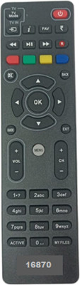 Nij __16870__ Set Top Box D2H/DTH Remote Control DISH STB Remote Controller(Black)