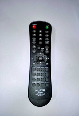 Nij HID688 41-In-1 TV Remote Compatible For AKI Universal TV Remote Control AKAI Remote Controller(Black)
