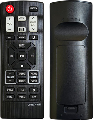 ERNIL COV30748163 Sound Bar Remote Compatible for LG AS355B LAC450B LAS350B S35A1-W Sound Bar Remote Remote Controller(Black)