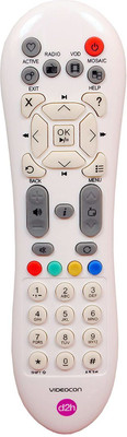 Sugnesh remote compatible For  ac Videocon D2h Remote Controller(White)