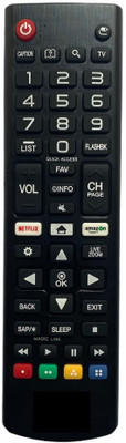 mumax mumax tv remote TV Remote Netflix Function (No Voice), Compatible/Replacement for  Smart TV LG Remote Controller(Black)