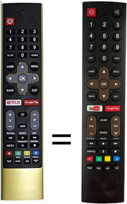 ANM SMART TV REMOTE COMPATIBLE WITH THOMSON ( WIHTOUT VOICE COMMAND ) THOMSON 49OATH9000 Remote Controller(Black)