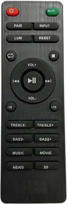 Woniry Soundbar System Home Theater Remote Control Compatible for  Remote Boat Remote Controller(Black)