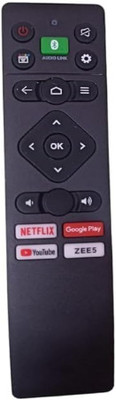 Tke 3 in 1 Remote Compatible with Panasonic Smart LED TV(24A) PANASONIC Remote Controller(Black)