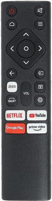 RESORB LED 596 Non Voice Remote Compatible with FHD UHD OLED 4K Smart Android Compatible with Nokia FHD UHD OLED 4K Smart Android Television Remote Controller(Black)