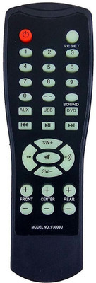 MASE Replacement F&D Home Theater F700U F700UF A530U A555U A-111U F-900U F6000U F3000U F&D Remote Controller(Black)