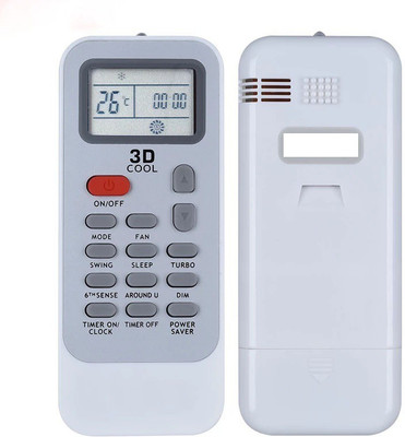 ERNIL 129 AC Remote Compatible for  3D AUTO AC Whirlpool Remote Controller(White)