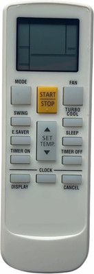 Kritex Remote Compatible for Carrier AC Remote 31 E Remote Controller(White)