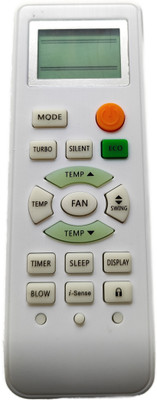Harsh Enterprises AC-131E Compatible for Godrej AC remote control godrej Split/window AC Remote control with AAA Battery Free Godrej Remote Controller(White)