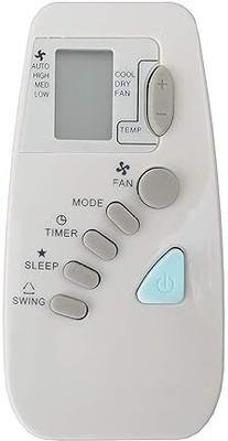 HDF Replacement Remote Control for BLUESTAR CARRIER AC Remote For Spilt & Window BLUESTAR (Remote No.63)(Please Match The Image with Your Old Remote) BLUESTAR CARRIER AC Remote Controller(White)