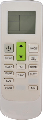 RESORB RE 225 WHIRLPOOL Compatible for Midea, Voltas and Lloyd Air conditioner Remote Controller(White)