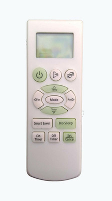 BhalTech VE- 58 AC Remote Compatible for  Samsung AC Remote Controller(White)