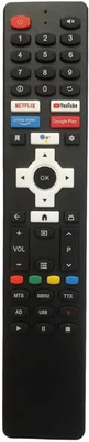miracles in hand SANSUI LED TV SSISTG NON-VOICE LED TV REMOTE COMPATIBLE WITH Netflix YouTube Google Play SANSUI Remote Controller(Black)