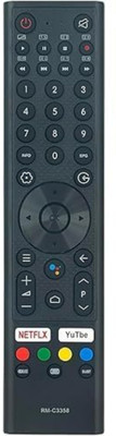 Kritex Compatible for JVC LED TV Remote Control Remote Controller(Black)