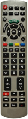 OKDEAL 1 Year Warranty URC97 Compatible for Panasonic TV Remote Controller(Black)