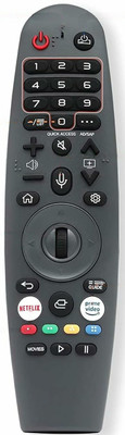 Xpecial LL0YD N-U V-U Magic Mouse Remote Compatible with LLOYD / NU / VU 4K SMART LED LCD TV Remote Controller(Black)
