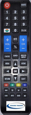 Kishore Traders Compatible Remote Control For Akai Smart Led Tv Akai Led Tv Remote Controller(Black)