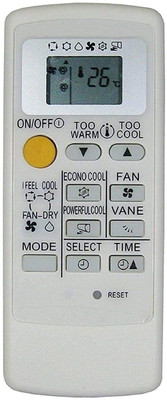 Audus Mitsubishi Compatible Split/Window Remote Mitsubishi AC Remote Controller(White)