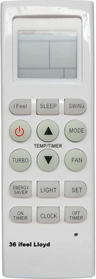 ANM REMOTE COMPATIBLE FOR LLOYD Air Conditioner - Same Remote ONLY Will Work LS19B32PA SAME MODEL ONLY, VERIFICATION ON 9408256237 Remote Controller(White)