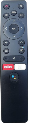 NixGlobal THOMSON SMART with Voice Function Remote Compatible with THOMSON 4K SMART LED LCD TV Remote Controller(Black)