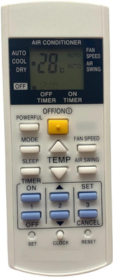 Woniry AC Remote No. 29C, Compatible for Panasonic AC Remote Control PANASONIC Remote Controller(White)