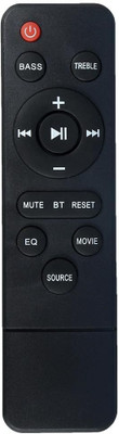 Kritex /Home Theatre Bluetooth,BASS. Compatible for Motorola AMPHISOUNDX Sound bar Remote Controller(Black)