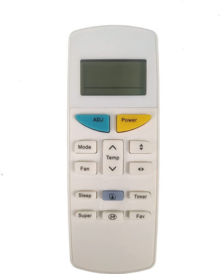 BhalTech 255-1 AC Remote Control (Old Remote Exactly Same Remote Will Only Work) Compatible for Bluestar AC Remote Controller(White)