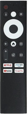 RESORB LED 378 Non Voice Compatible Remote Compatible Remote Control for Sansui JSW55ASUHD, Thomson, Croma Remote Controller(Black)