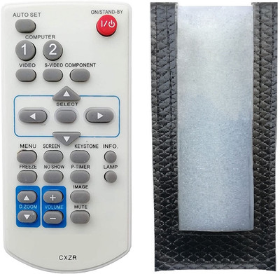 LipiWorld Remote With Cover CXZR Projector Remote ControlCompatible For PLC-XE33 PLC-XE32 PLC-XE31 3LCD SANYO Projector Remote Controller(Grey)