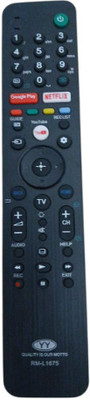 Tke  TV Remote Control RM-L1675 Non Voice (AAI) Sony Remote Controller(Black)