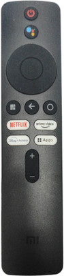 Harsh Enterprises Original Tv remote control with Voice Control Bluetooth smart tv smart led remote control with Battery Free Xiaomi Remote Controller(Black)
