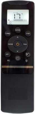 J.K. WEBSHOP AC Remote No. 235, Compatible with  AC Carrier Remote Controller(Black)