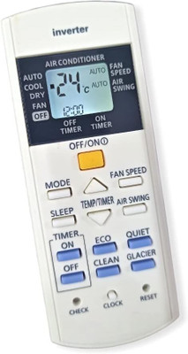 NixGlobal 29F SANY0 AC Remote Compatible with SANYO 1 / 1.5 / 2 TON AC Remote Controller(White)