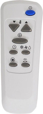 RESORB RE 65 for AC Remote AKB73616103 for Split Window Air Conditioner 1 1.5 2 Ton Compatible for LG AC Model AKB73616103 Remote Controller(White)