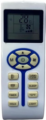 Rohit Electronics AC Remote No. 166 (No Backlight), Compatible/Replacement for Llyod AC (EXACTLY SAME REMOTE WILL ONLY WORK) Remote Controller(White)