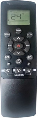 NixGlobal 235A CAR-RIER AC Remote Compatible with CARRIER 1 / 1.5 / 2 TON AC Remote Controller(Black)