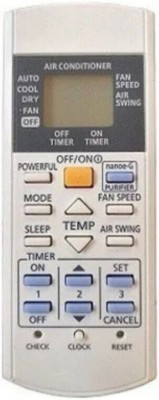 Ethex ® Re-29D Ac Remote compatible for Panasonic Ac (NANOE-G) (Match all functions with your Remote before placing order) ( check all images) Remote Controller(White)