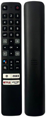 Tech Vibes TCL RC901V With Voice Remote Compatible with  LED Smart 4K Android TV RC901V with Voice TCL Remote Controller(Black)