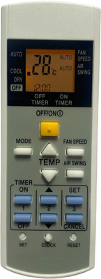 mumax Compatible/Replacement AC Remote Control (AC Remote No. PANASOPANASO-29AAA) Panasonic Remote Controller(White)